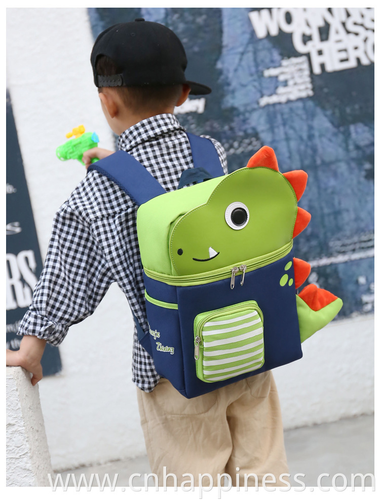 Kindergarten Schoolbag Children's Anti-lost Cartoon Creative DIY Stereo School Backpack Boy Girl 3D Cartoon Baby Backpack Cute